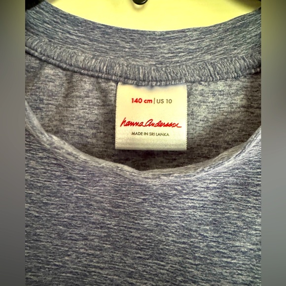 Hanna Andersson Blue and Orange Tiger Graphic Tee - Picture 3 of 3